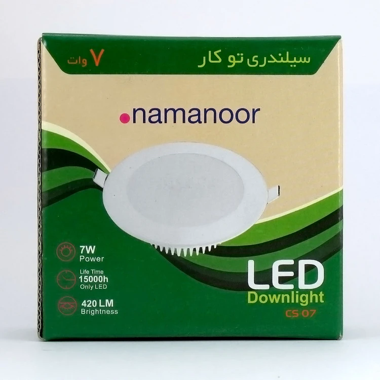 پنل ال ای دی 7 وات نمانور