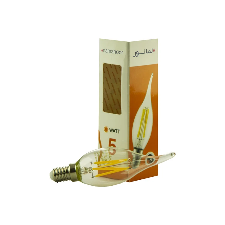 1702540155_38280 لامپ ال ای دی فیلامینتی 5 وات نمانور